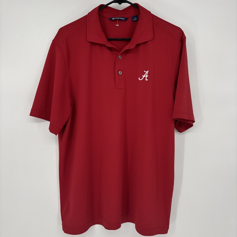 Cutter and Buck  Polo Alabama Crimson Tide Men's Size Large
